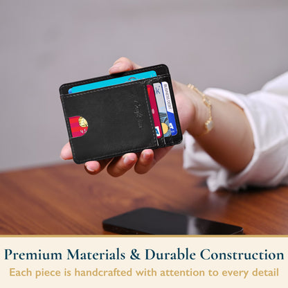ComfiTime Slim Men's RFID Minimalist Leather Wallet