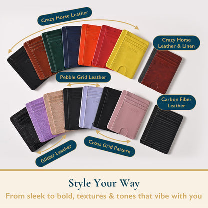 ComfiTime Slim Men's RFID Minimalist Leather Wallet