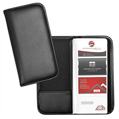 Professional PU Leather Business Card Organizer (160 Cards)
