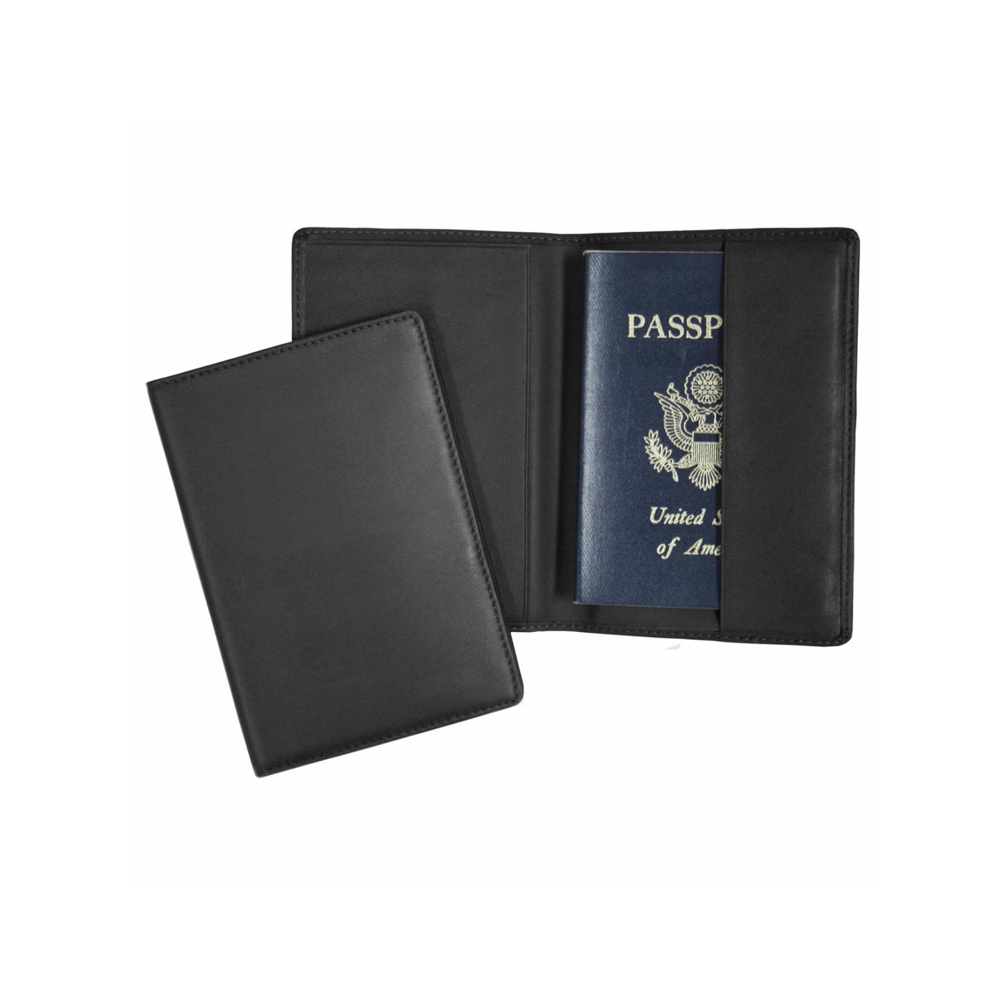 Genuine Leather Passport Holder & Travel Document Organizer