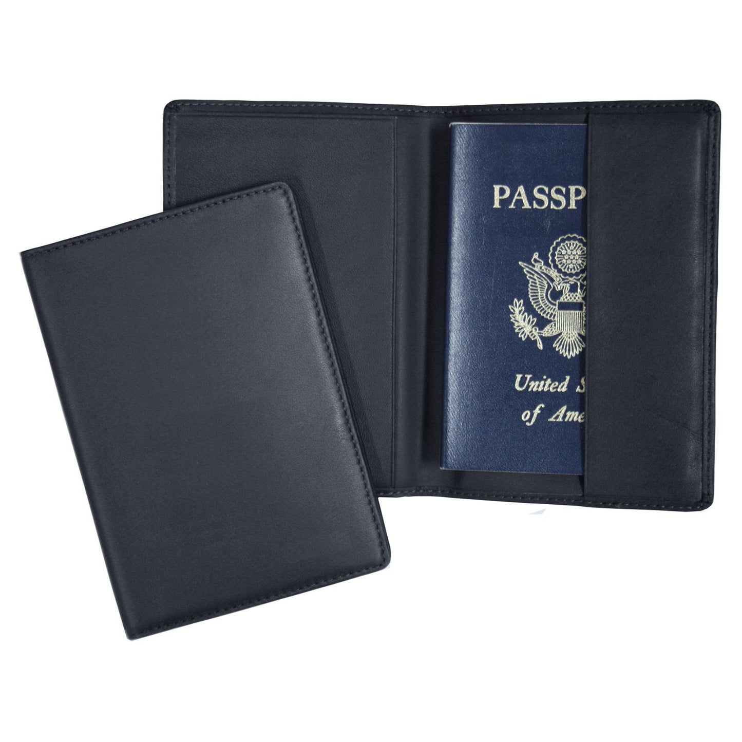 Genuine Leather Passport Holder & Travel Document Organizer