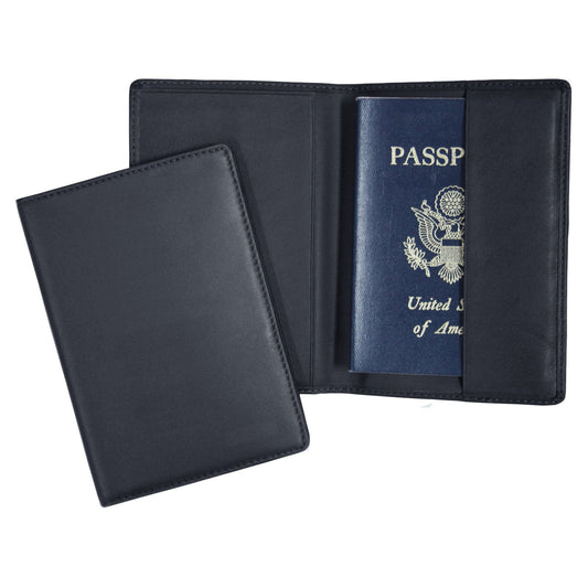 Genuine Leather Passport Holder & Travel Document Organizer
