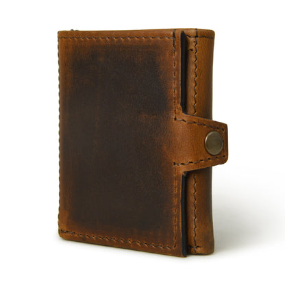 Full Grain Leather Trifold Wallet for Men