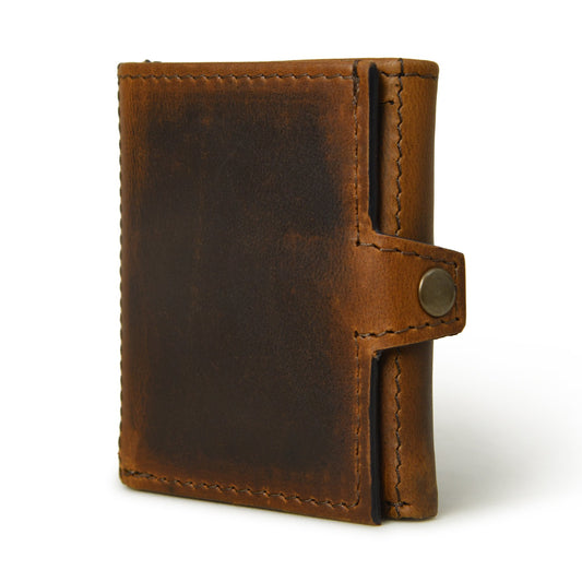 Full Grain Leather Trifold Wallet for Men