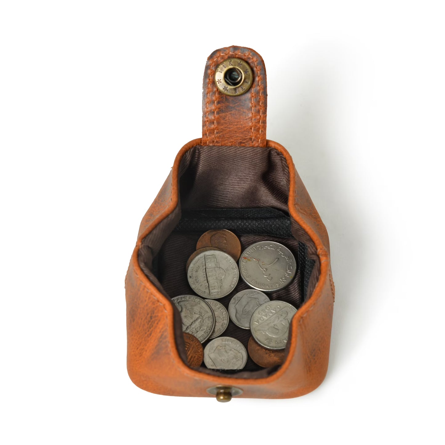 Leather Coin Pouch Mini Pocket Wallet